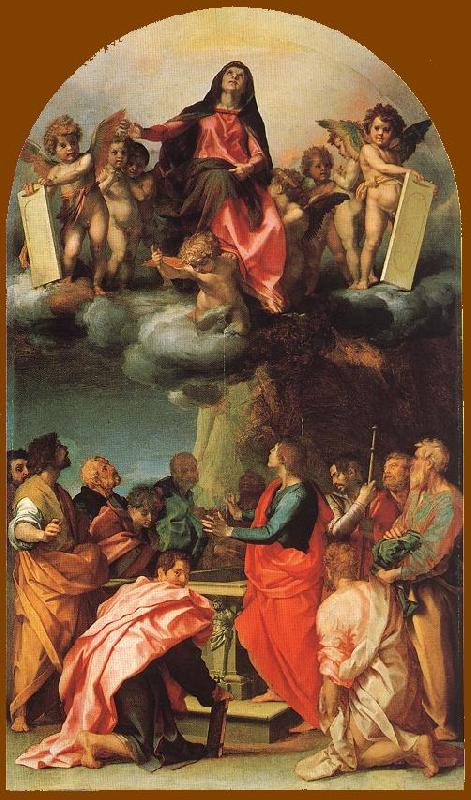 Andrea del Castagno Assumption of the Virgin Sweden oil painting art